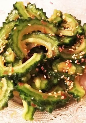 やみつき♪ゴーヤのごまおかか合え-レシピのメイン写真