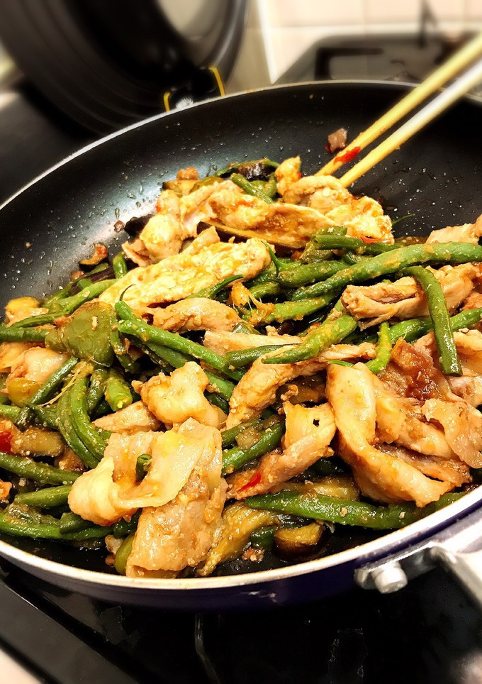 いんげんと豚肉のみそ炒め-レシピのメイン写真