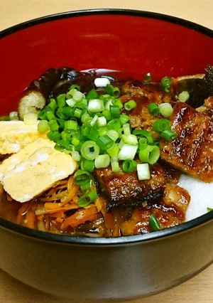 鰻とろろ蕎麦-レシピのメイン写真