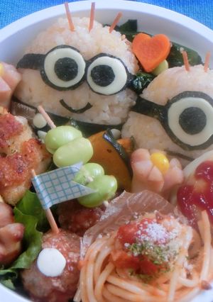 意外と簡単☆ミニオンのおにぎり弁当-レシピのメイン写真