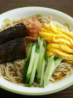 野菜入りそうめん-レシピのメイン写真