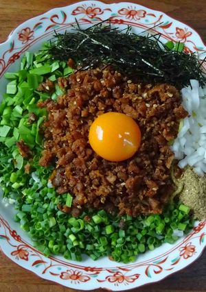 台湾まぜそばをつくろう（名古屋編）-レシピのメイン写真