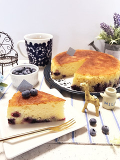 ブルーベリー♡はちみつヨーグルトケーキ♪-レシピのメイン写真