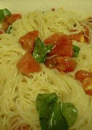 フルーツトマトの冷たいパスタ-レシピのメイン写真