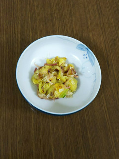 程よい苦みが美味しいゴーヤのワタ和え-レシピのメイン写真