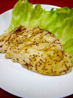 簡単!ムネ肉の蜂蜜レモン粒マスタード漬け-レシピのメイン写真