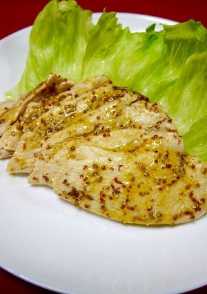 簡単！ムネ肉の蜂蜜レモン粒マスタード漬け-レシピのメイン写真
