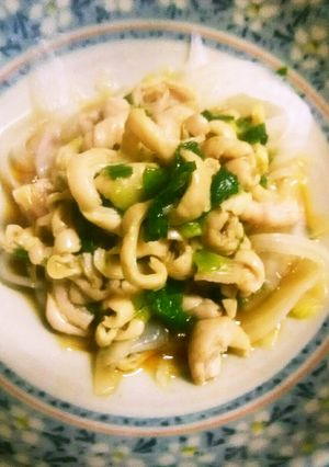 豚モツDEさっぱりコリコリポン酢和え♪-レシピのメイン写真