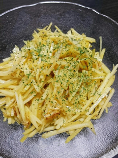 千切りジャガイモのカレー風味炒め~❤-レシピのメイン写真
