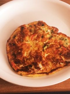 お好み焼き風卵焼き-レシピのメイン写真