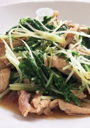 簡単！豚肉と水煮のさっばりポン酢♪-レシピのメイン写真