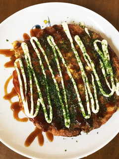 スキレットで水無、豆腐のお好み焼き-レシピのメイン写真