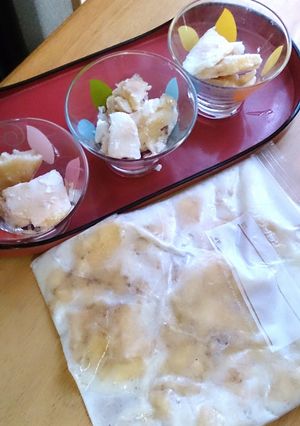 子どもと作る☆簡単バナナヨーグルトアイス-レシピのメイン写真