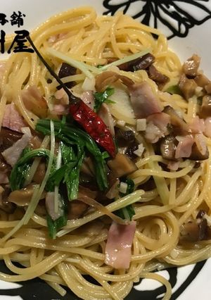 椎茸が美味しい♪和風ペペロンチーノ-レシピのメイン写真