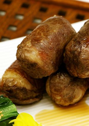 肉巻きおにぎり♡-レシピのメイン写真