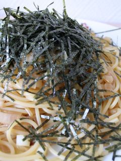 葱と海苔だけで美味 和風パスタ-レシピのメイン写真
