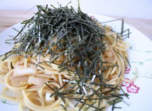 葱と海苔だけで美味　和風パスタ-レシピのメイン写真