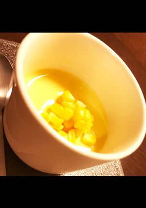 簡単♡卵１つでとうもろこしの冷や茶碗蒸し-レシピのメイン写真