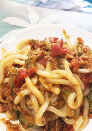 夏の焼うどん-レシピのメイン写真