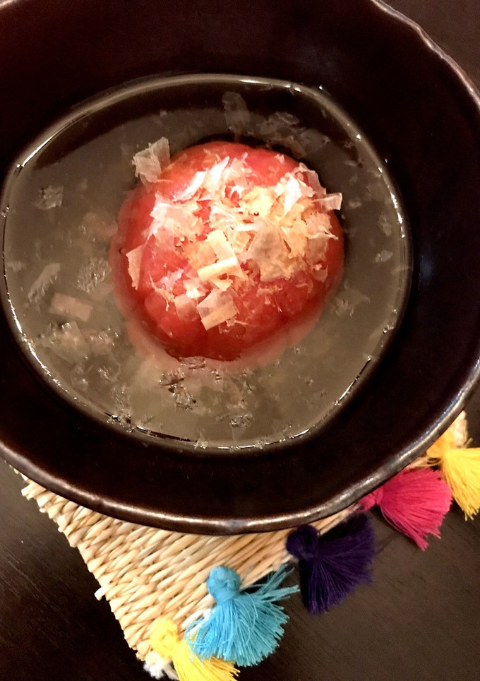丸ごとトマトを冷やしてお浸し-レシピのメイン写真