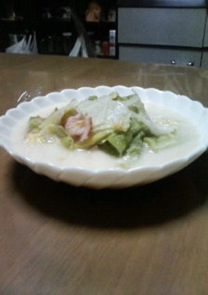 超簡単！冷蔵庫にある白菜とキャベツで！-レシピのメイン写真
