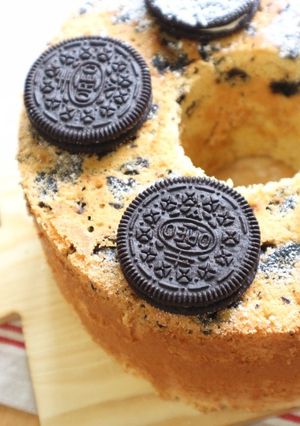 ふわふわオレオシフォンケーキ-レシピのメイン写真