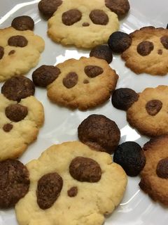 *HMで簡単*パンダクッキー*-レシピのメイン写真