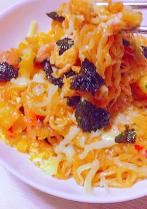 辛ラーメン焼きそば インスタントアレンジ-レシピのメイン写真