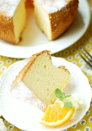 ジュースで簡単♪オレンジシフォンケーキ-レシピのメイン写真