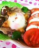 蒸し豚と野菜のカプレーゼ【さっぱり絶品】