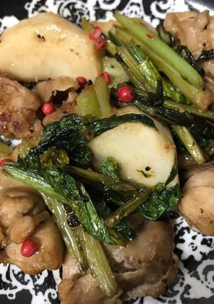 カブと鶏モモのバルサミコ炒め-レシピのメイン写真