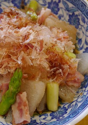 冬瓜とベーコンの炒め物【JA福岡市】-レシピのメイン写真