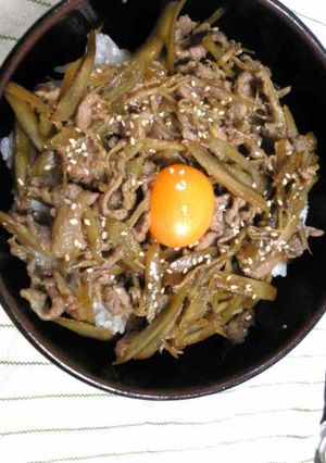 ＊豚ごぼう丼＊-レシピのメイン写真