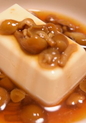 ナメコ餡かけ豆腐-レシピのメイン写真