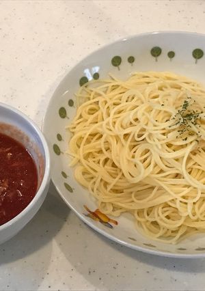 冷製パスタ、カッペリーニのトマト麺つゆ！-レシピのメイン写真