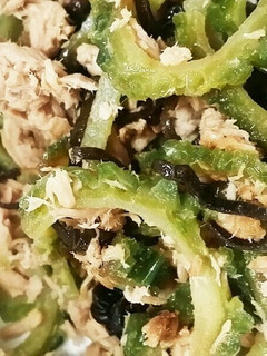 ゴーヤとツナの塩昆布和え-レシピのメイン写真