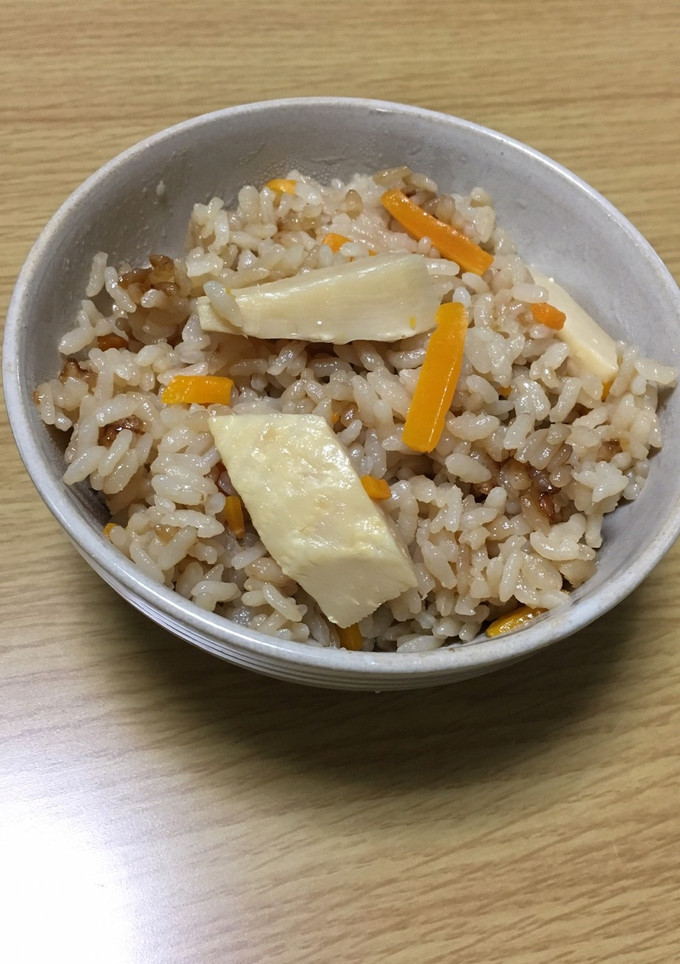 たけのこの水煮で炊き込みご飯♪-レシピのメイン写真