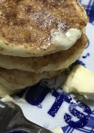 レモン風味でホットケーキ(^-^)-レシピのメイン写真