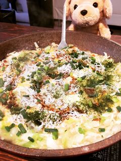 フライパンとカップラーメン簡単もんじゃ☻-レシピのメイン写真