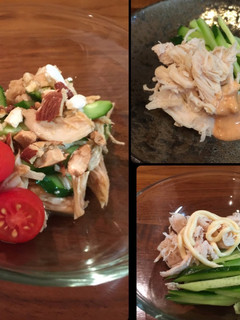 アレンジ自在☆鳥ささみときゅうりのサラダ-レシピのメイン写真