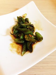 材料1つ!!いんげんの醤油炒め-レシピのメイン写真
