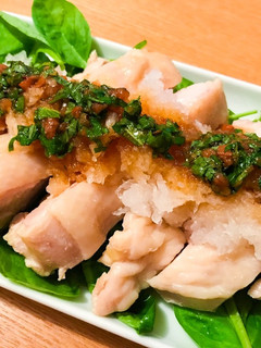 鶏のおろし梅しそポン酢-レシピのメイン写真