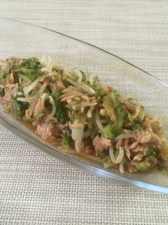 簡単!ゴーヤとツナの和え物-レシピのメイン写真