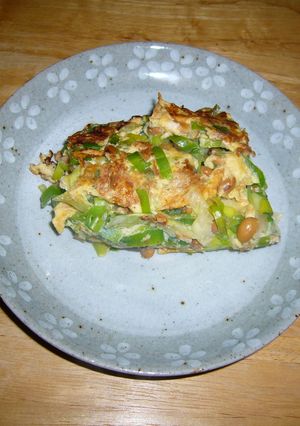 ねぎと納豆のふわふわ卵♪-レシピのメイン写真