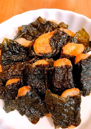 絶品おつまみ！酒盗とお豆腐で磯辺焼-レシピのメイン写真