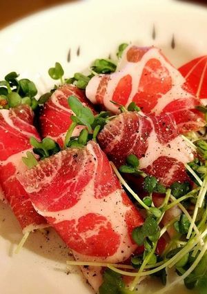 カイワレとチーズの生ハム巻き-レシピのメイン写真