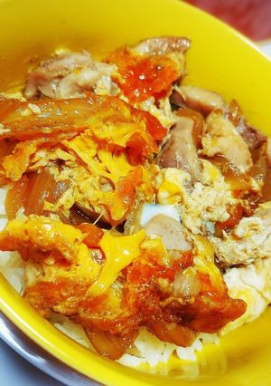 親子丼をたくさん作る時はこれで時短！-レシピのメイン写真