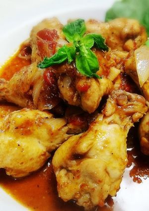 【絶品】鶏手羽元とトマトのビール煮込み♪-レシピのメイン写真
