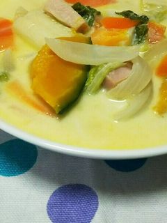 牛乳大量消費!野菜たっぷりミルクスープ★-レシピのメイン写真