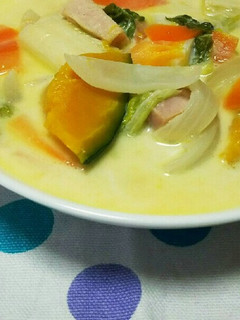 牛乳大量消費!野菜たっぷりミルクスープ★-レシピのメイン写真